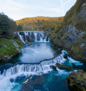 Strbacki buk waterfall in Bosnia and Herzegovina Strbacki buk waterfall in Bosnia and Herzegovina